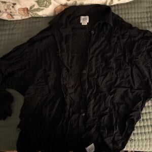 Bdg black oversized shirt